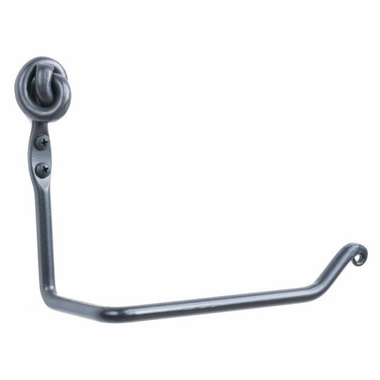 Stone County Ironworks Knot 13" Satin Black Iron Paper Towel Holder