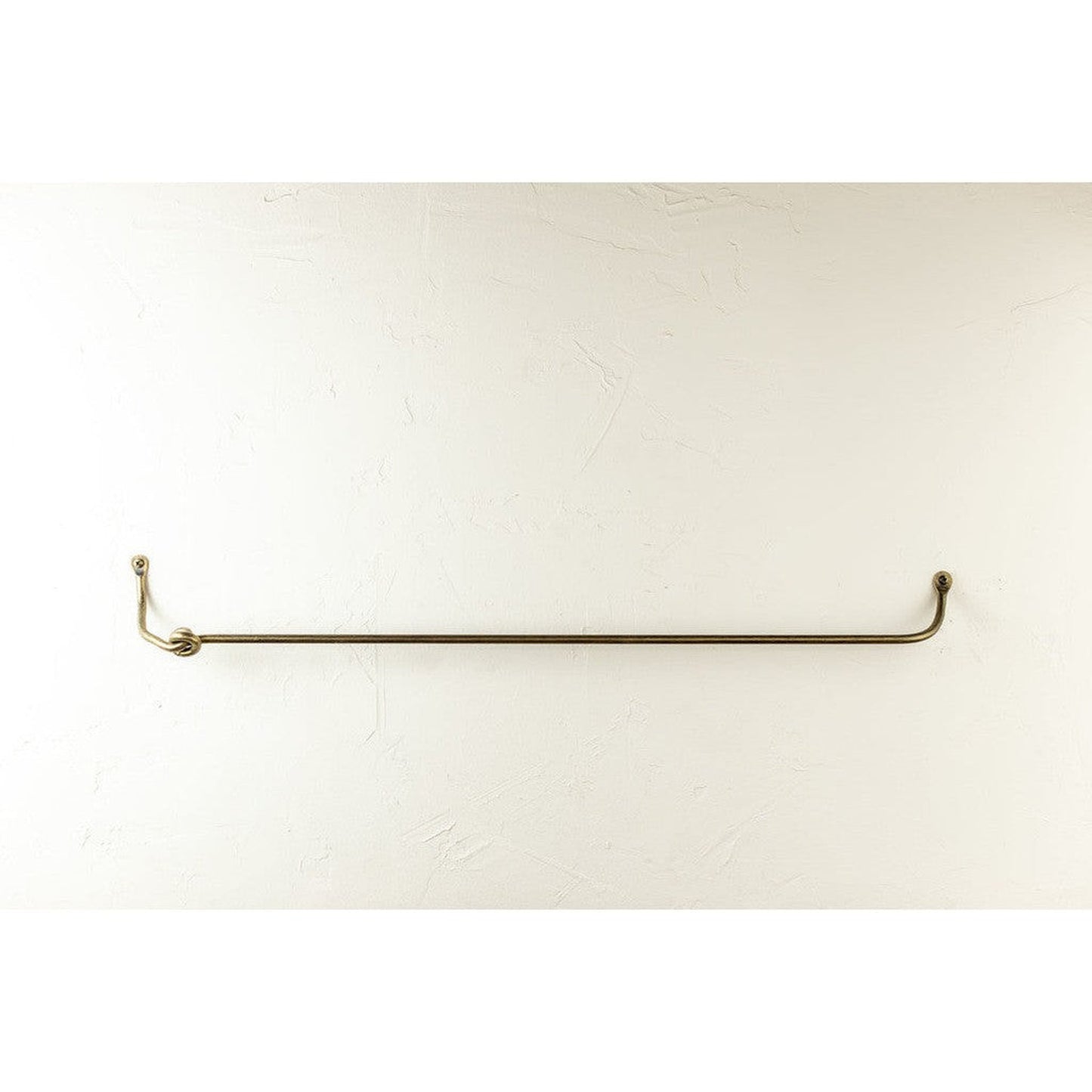 Stone County Ironworks Knot 16" Burnished Gold Iron Towel Bar