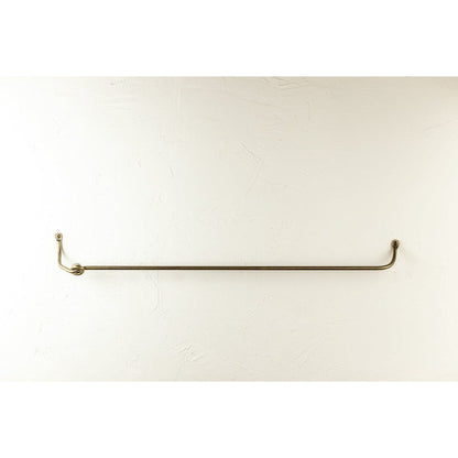 Stone County Ironworks Knot 16" Hand Rubbed Ivory Iron Towel Bar