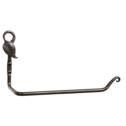 Stone County Ironworks Leaf 14" Burnished Gold Iron Paper Towel Holder
