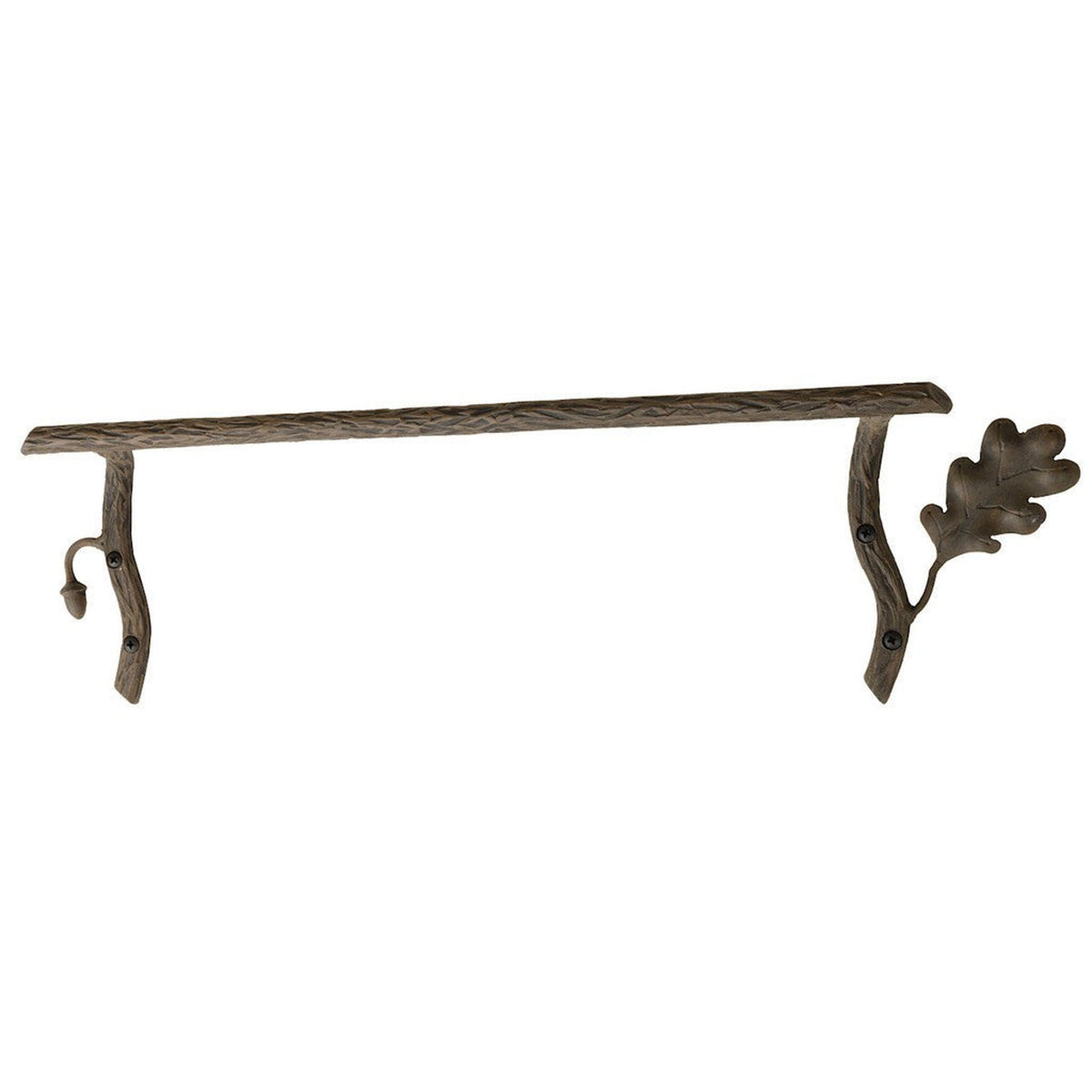 Stone County Ironworks Oakdale 16" Hand Rubbed Ivory Iron Towel Bar