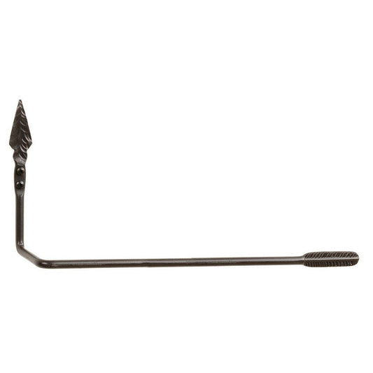 Stone County Ironworks Quapaw 15" Hand Rubbed Ivory Iron Paper Towel Holder With Gold Iron Accent