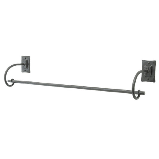 Stone County Ironworks Sedona 16" Hand Rubbed Bronze Iron Towel Bar
