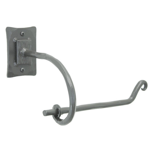 Stone County Ironworks Sedona 8" Hand Rubbed Bronze Iron Toilet Tissue Holder With Pewter Iron Accent