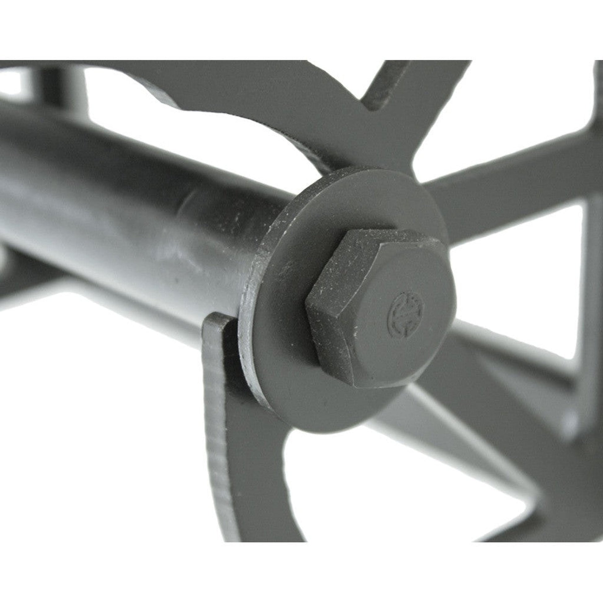 Stone County Ironworks Trestle 7" Woodland Brown Iron Toilet Tissue Holder With Gold Iron Accent