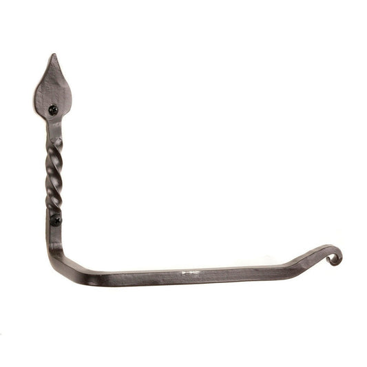 Stone County Ironworks Tulip Twist 8" Woodland Brown Iron Tissue Holder