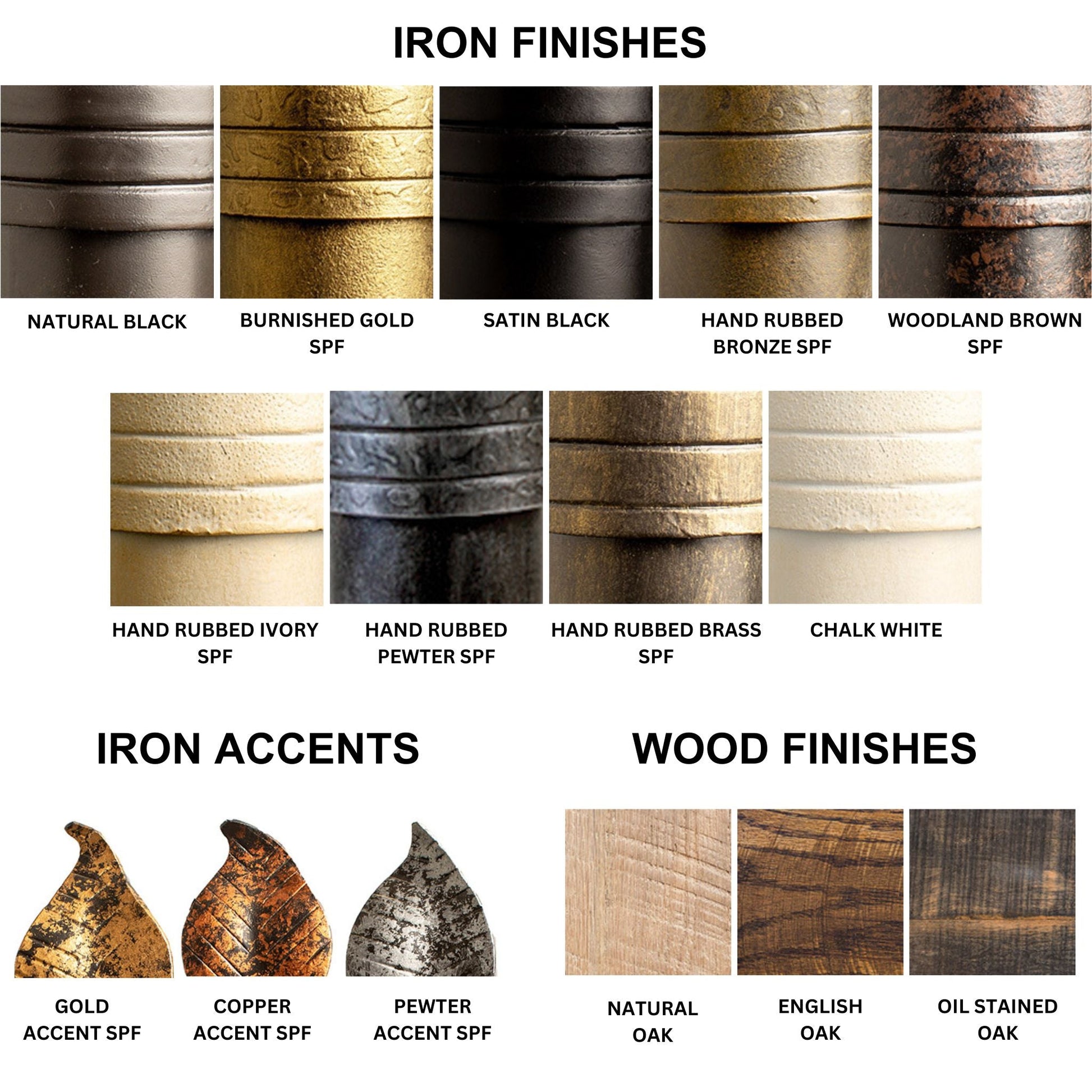 Stone County Ironworks Urban Forge 24" Woodland Brown Iron Wall Rack Oil Stained Oak Wood Finish