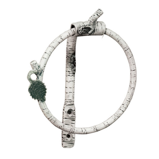 Stone County Ironworks Whisper Creek 7" Hand Rubbed Pewter Iron Towel Ring