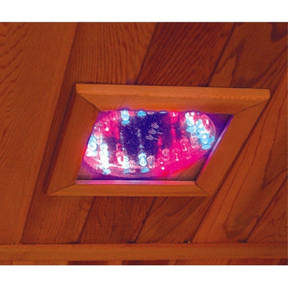 SunRay Cordova 2-Person Indoor Infrared Sauna In Cedar Wood With Carbon Nano Heaters