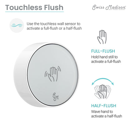 Swiss Madison 7" Chrome Touchless Flush Retrofit Kit