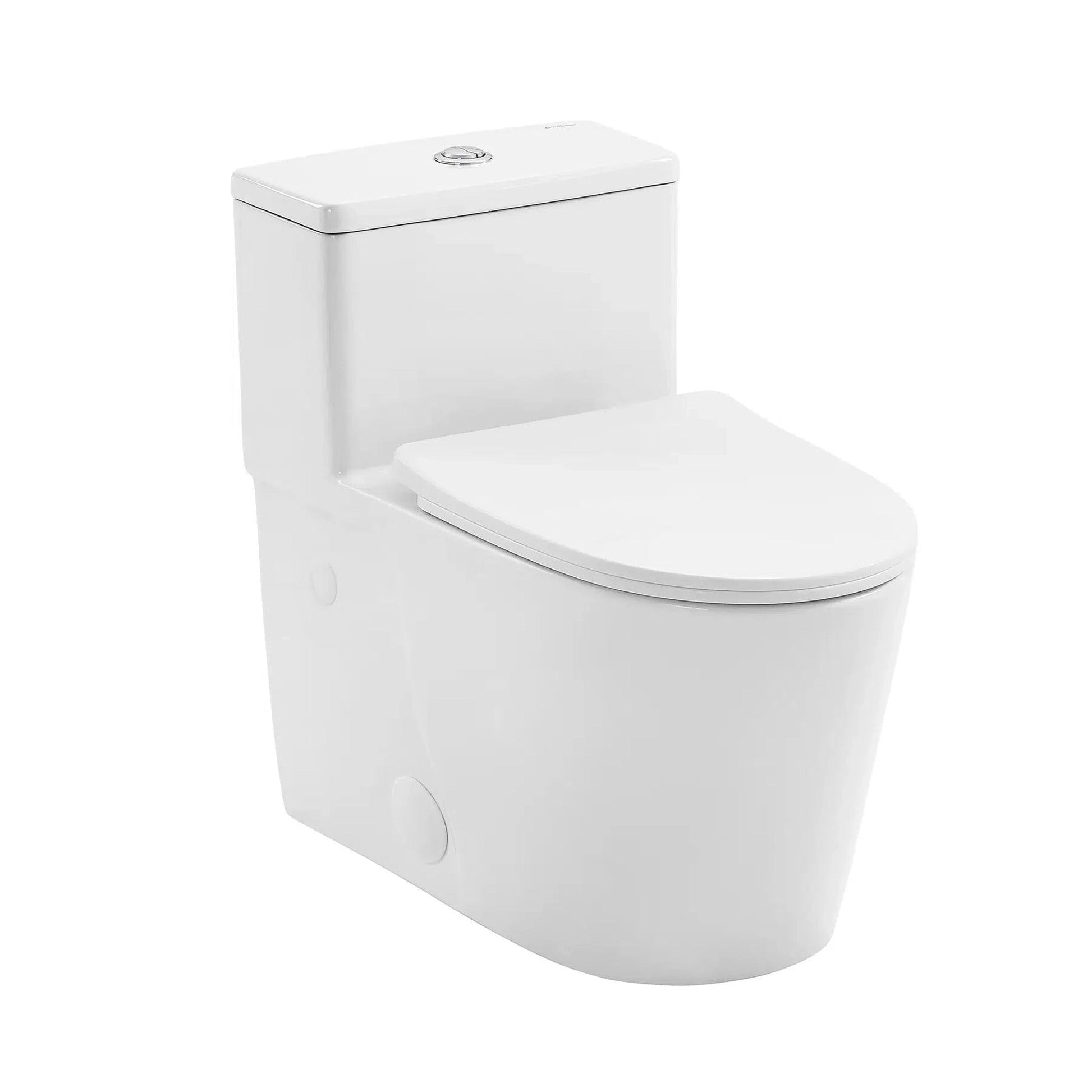 Swiss Madison Arles 16" x 26" One-Piece White Elongated Floor-Mounted Toilet With 1.1/1.6 GPF
