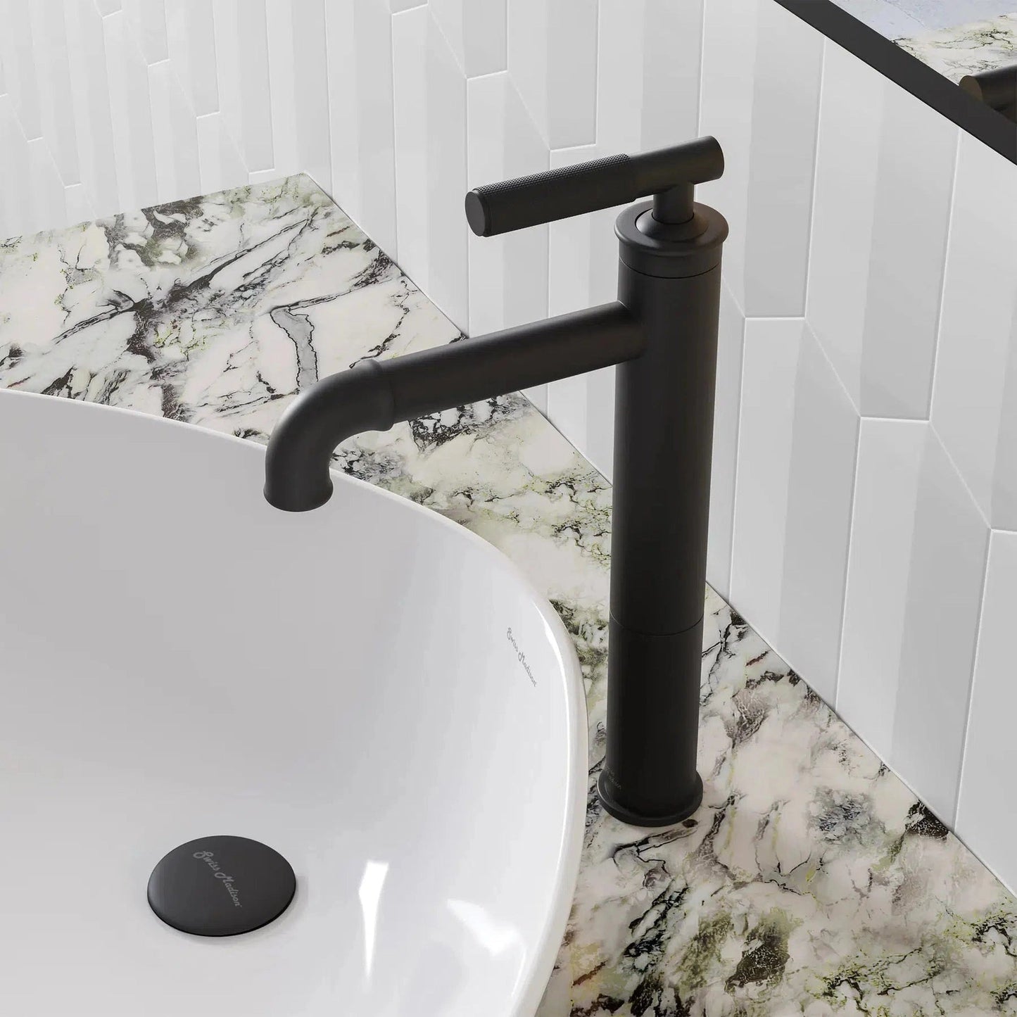 Swiss Madison Avallon 11" Single-Handle Matte Black Bathroom Faucet With 1.2 GPM Flow Rate