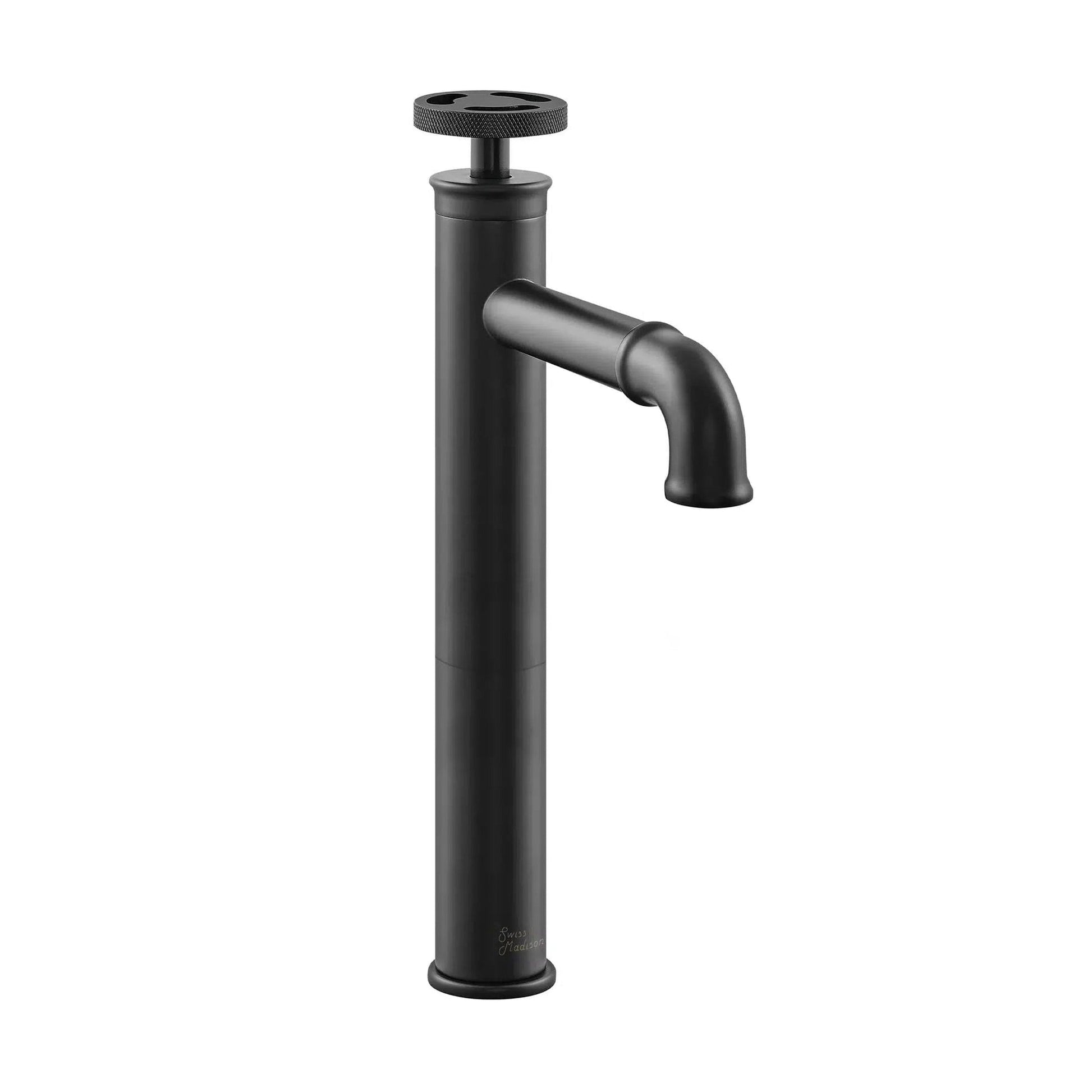 Swiss Madison Avallon 12" Single-Handle Matte Black Bathroom Faucet With 1.2 GPM Flow Rate
