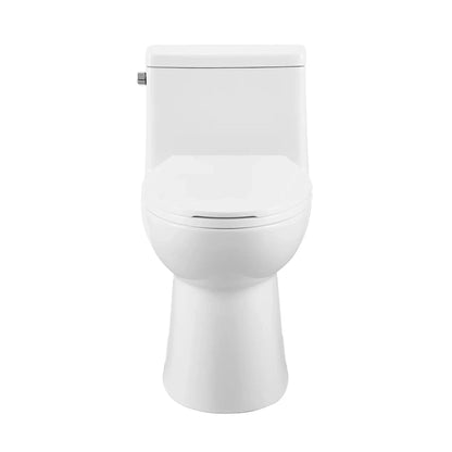 Swiss Madison Avallon 16" x 28" One-Piece White Elongated Floor-Mounted Toilet With 1.28 GPF