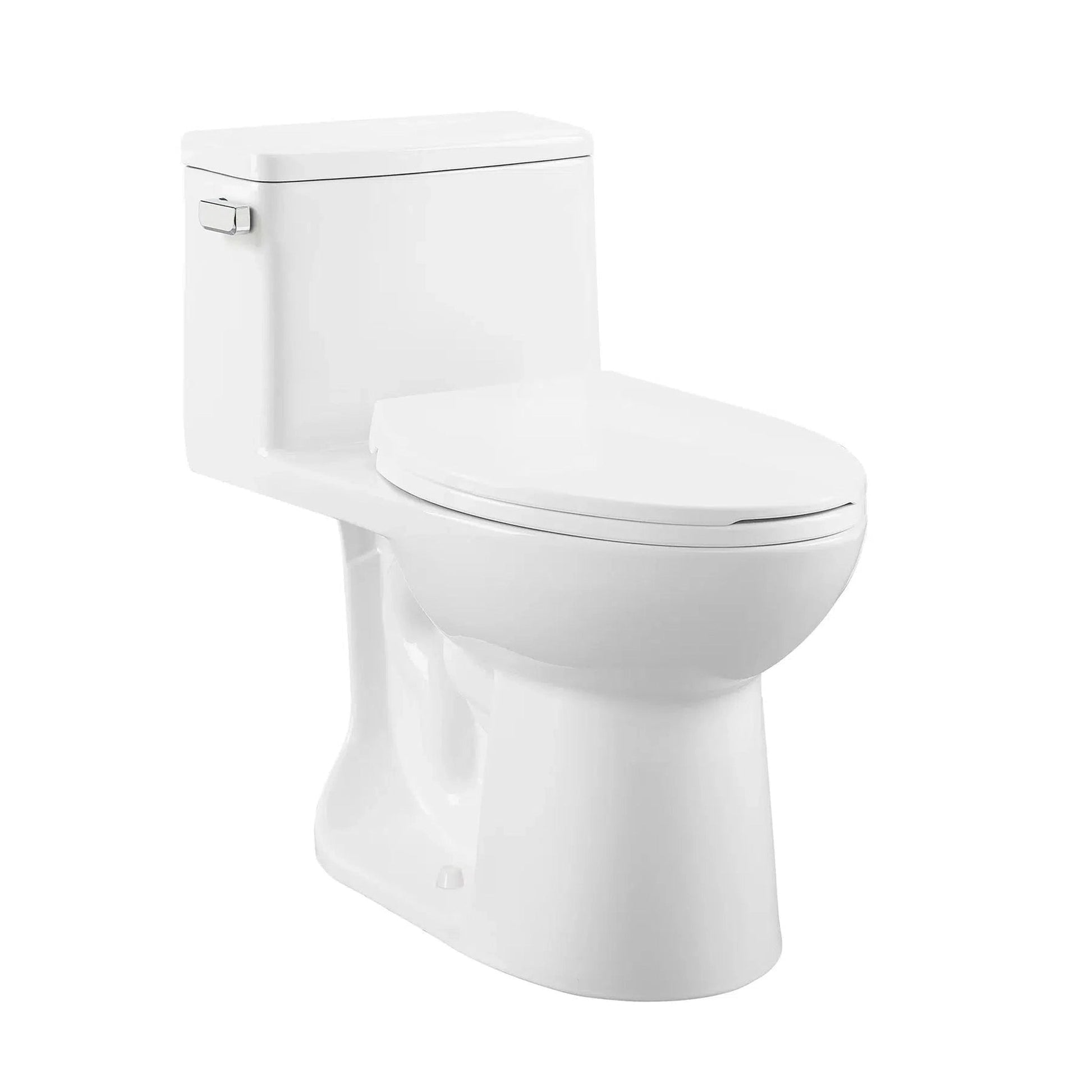 Swiss Madison Avallon 16" x 28" One-Piece White Elongated Floor-Mounted Toilet With 1.28 GPF