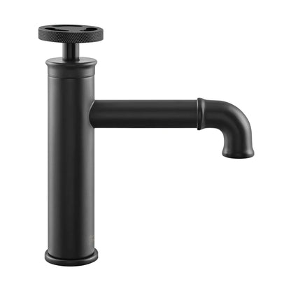 Swiss Madison Avallon 7" Single-Handle Matte Black Bathroom Faucet With 1.2 GPM Flow Rate