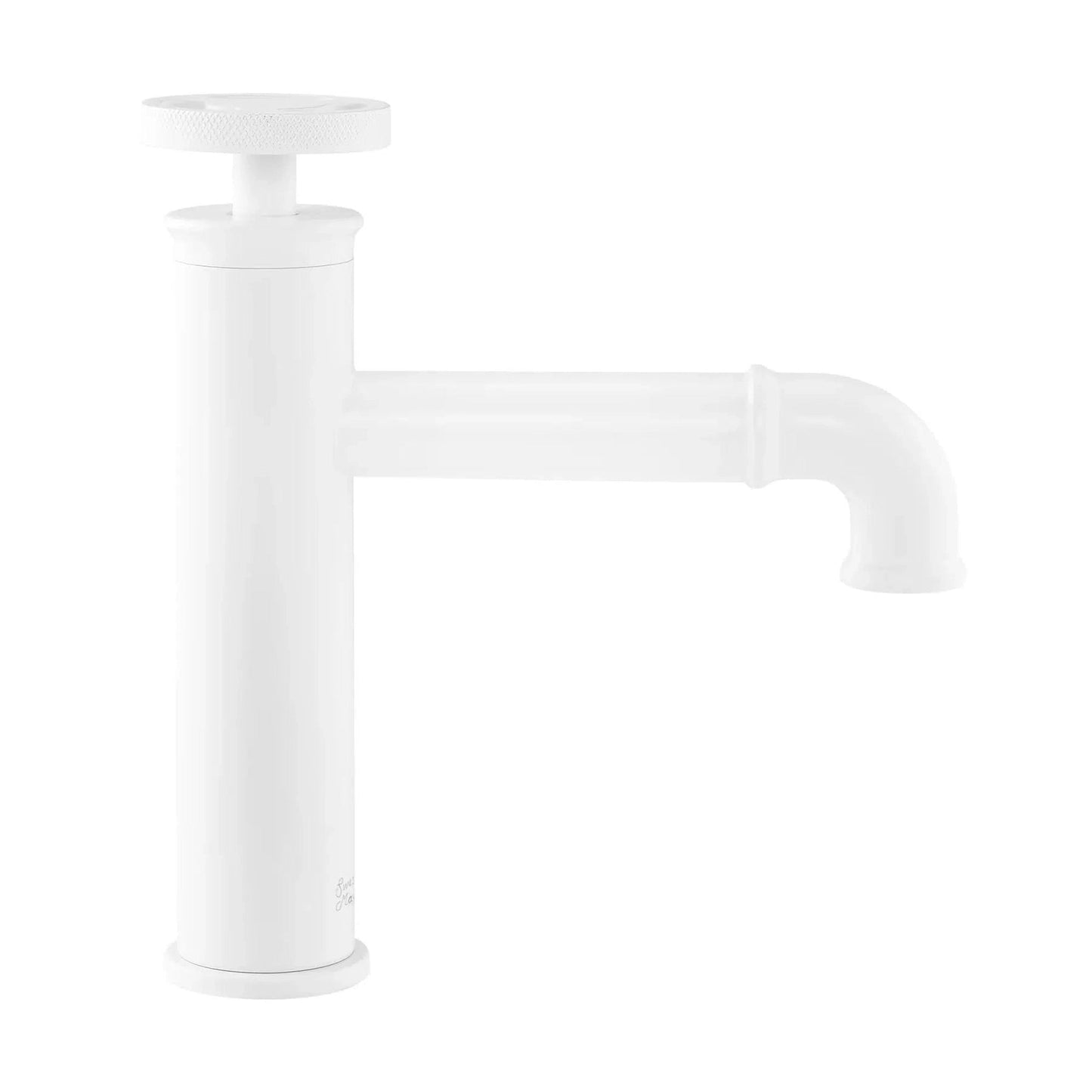 Swiss Madison Avallon 7" Single-Handle Matte White Bathroom Faucet With 1.2 GPM Flow Rate