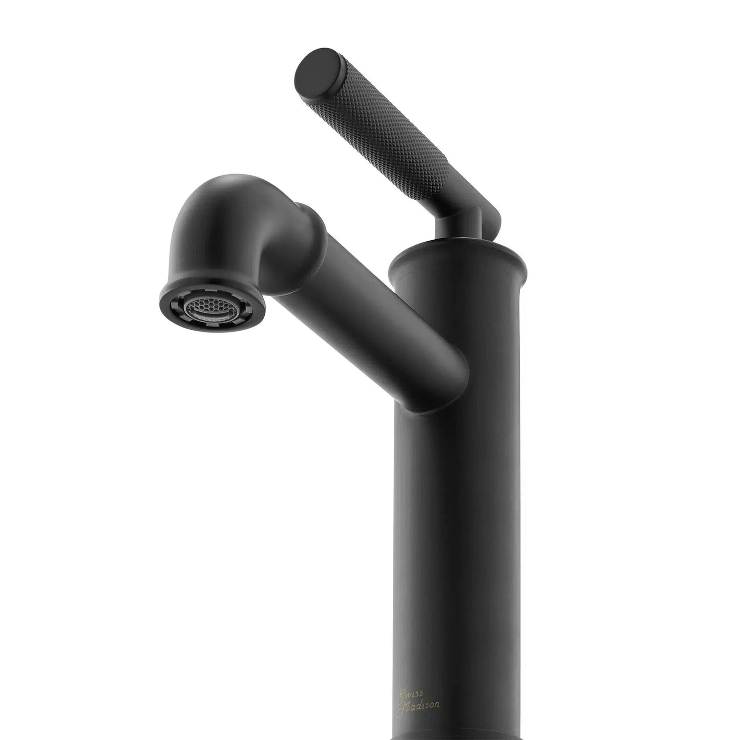 Swiss Madison Avallon 8" Single-Handle Matte Black Bathroom Faucet With 1.2 GPM Flow Rate
