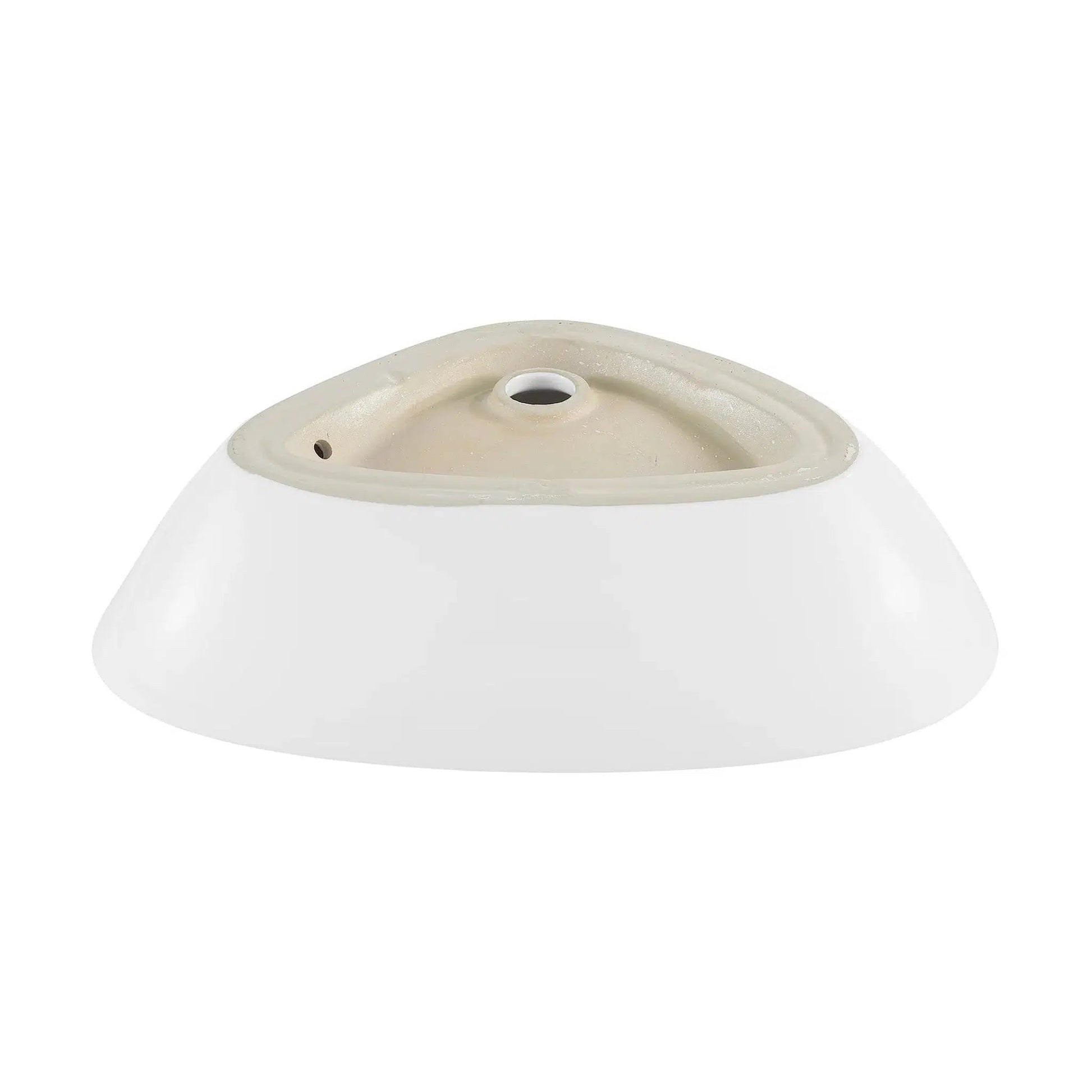 Swiss Madison Bastille 23" x 15" White Irregular Ceramic Vessel Bathroom Sink