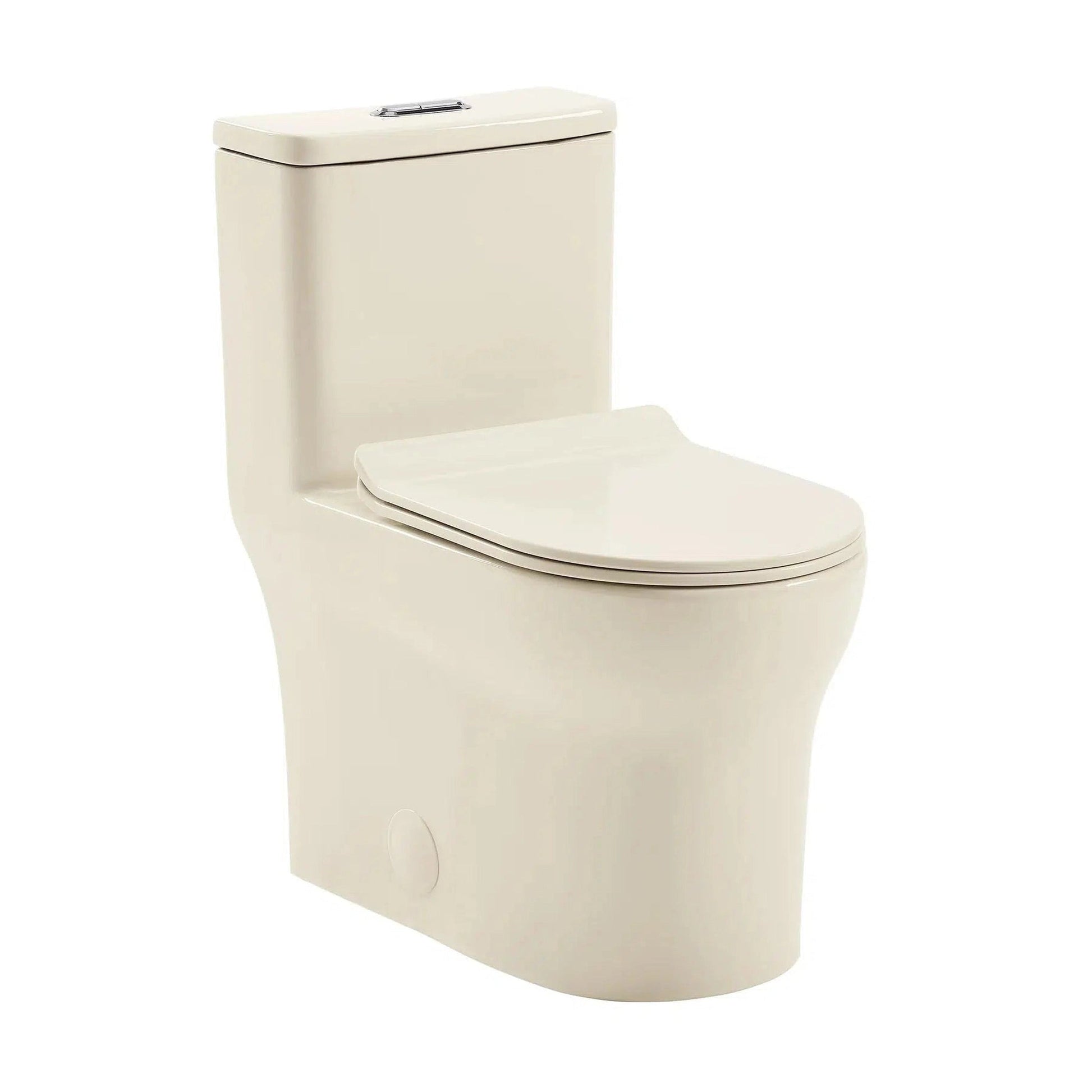 Swiss Madison Burdon 15" x 30" One-Piece Bisque Elongated Floor-Mounted Toilet With 1.1/1.6 GPF