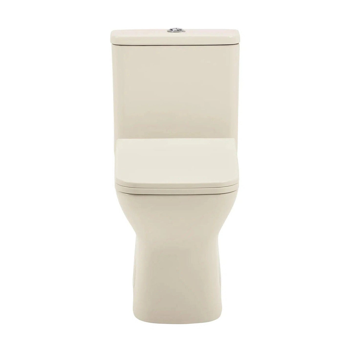 Swiss Madison Carré 15" x 30" One-Piece Bisque Elongated Square Floor-Mounted Toilet With 1.1/1.6 GPF