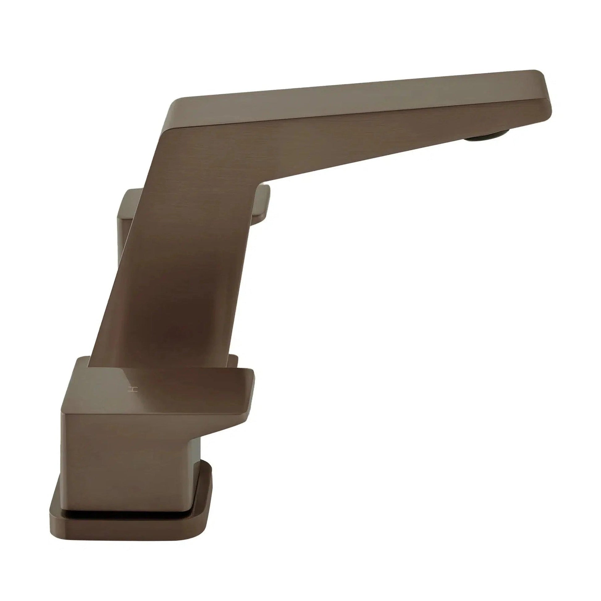 Swiss Madison Carré 8" Oil Rubbed Bronze Widespread Bathroom Faucet With Knob Handles and 1.2 GPM Flow Rate