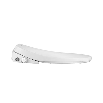 Swiss Madison Cascade 15" White Closed Front Elongated Smart Toilet Seat Bidet With Lid