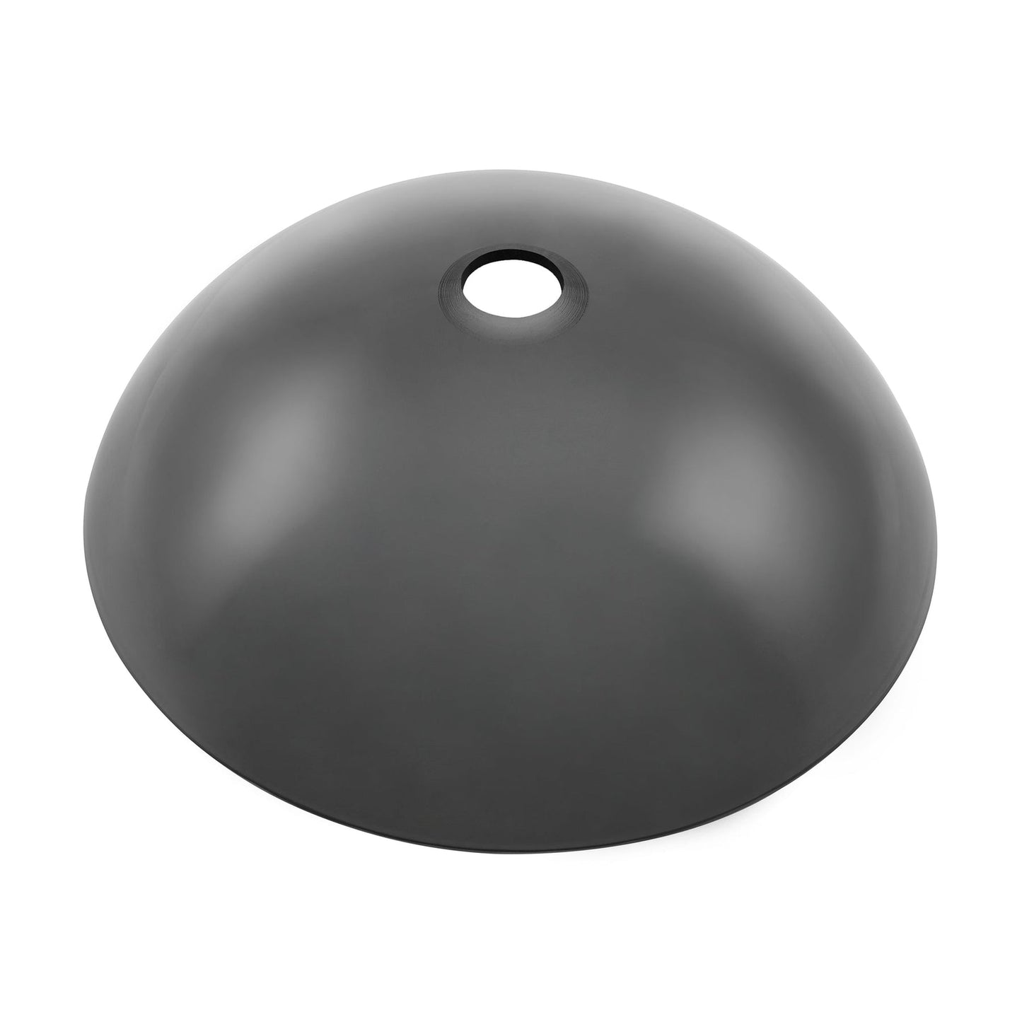 Swiss Madison Cascade 17" x 17" Black Round Tempered Glass Vessel Bathroom Sink With Waterfall Faucet