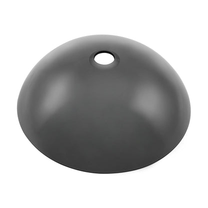 Swiss Madison Cascade 17" x 17" Black Round Tempered Glass Vessel Bathroom Sink With Waterfall Faucet