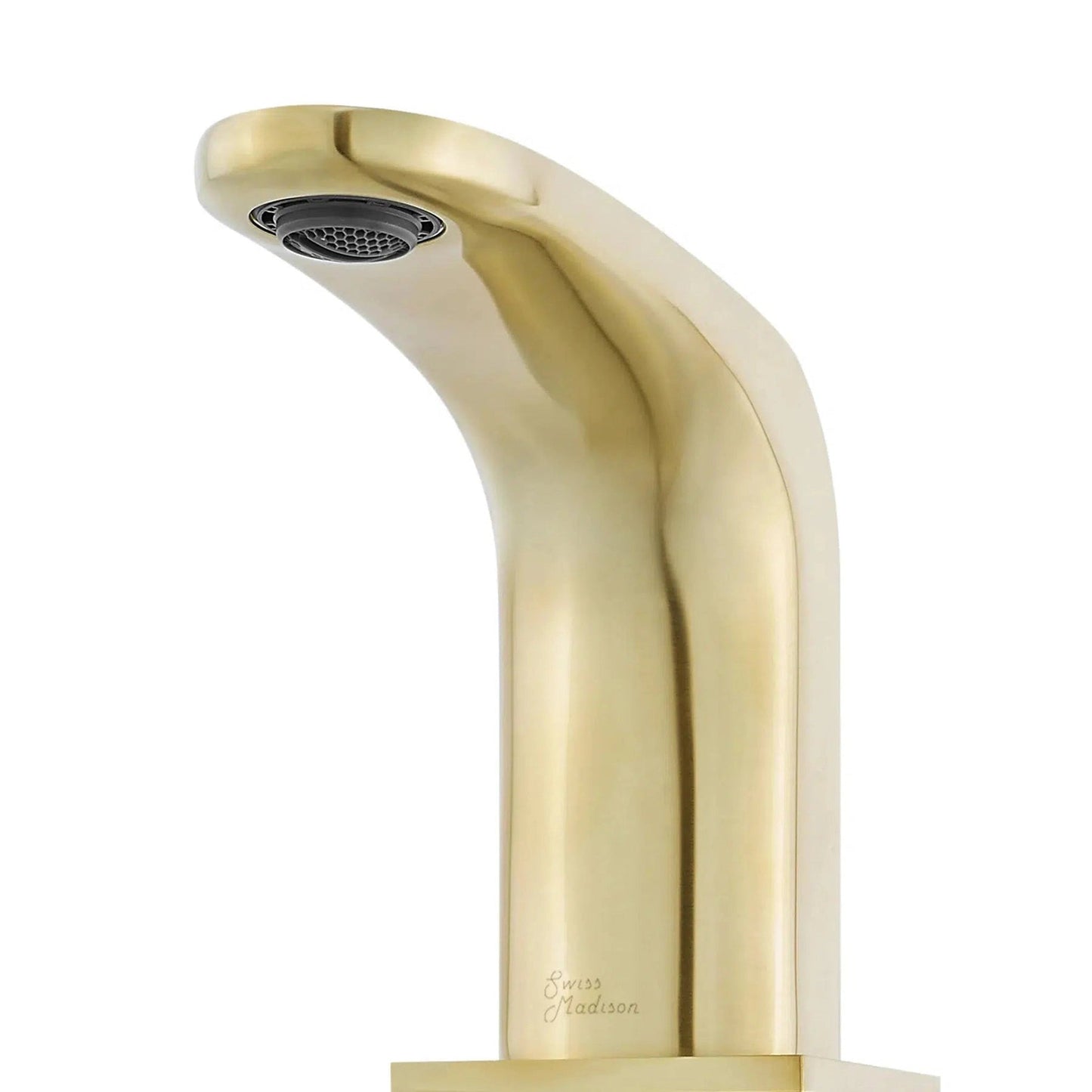 Swiss Madison Château 8" Brushed Gold Widespread Bathroom Faucet With Flow Rate of 1.2 GPM