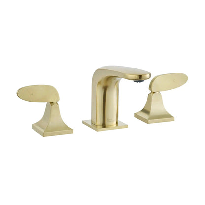 Swiss Madison Château 8" Brushed Gold Widespread Bathroom Faucet With Flow Rate of 1.2 GPM