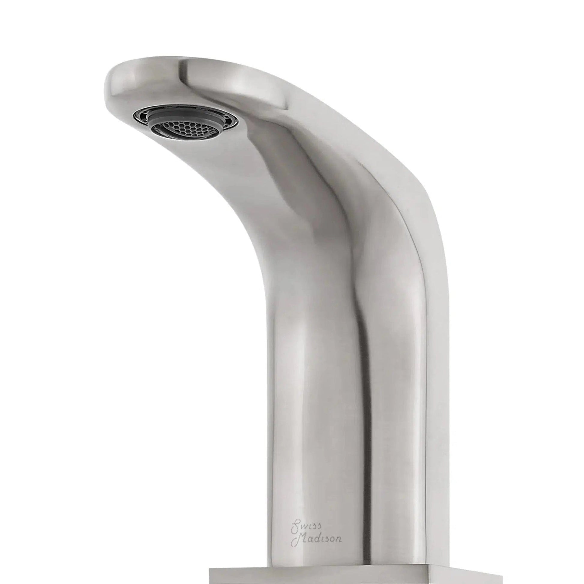Swiss Madison Château 8" Brushed Nickel Widespread Bathroom Faucet With Flow Rate of 1.2 GPM