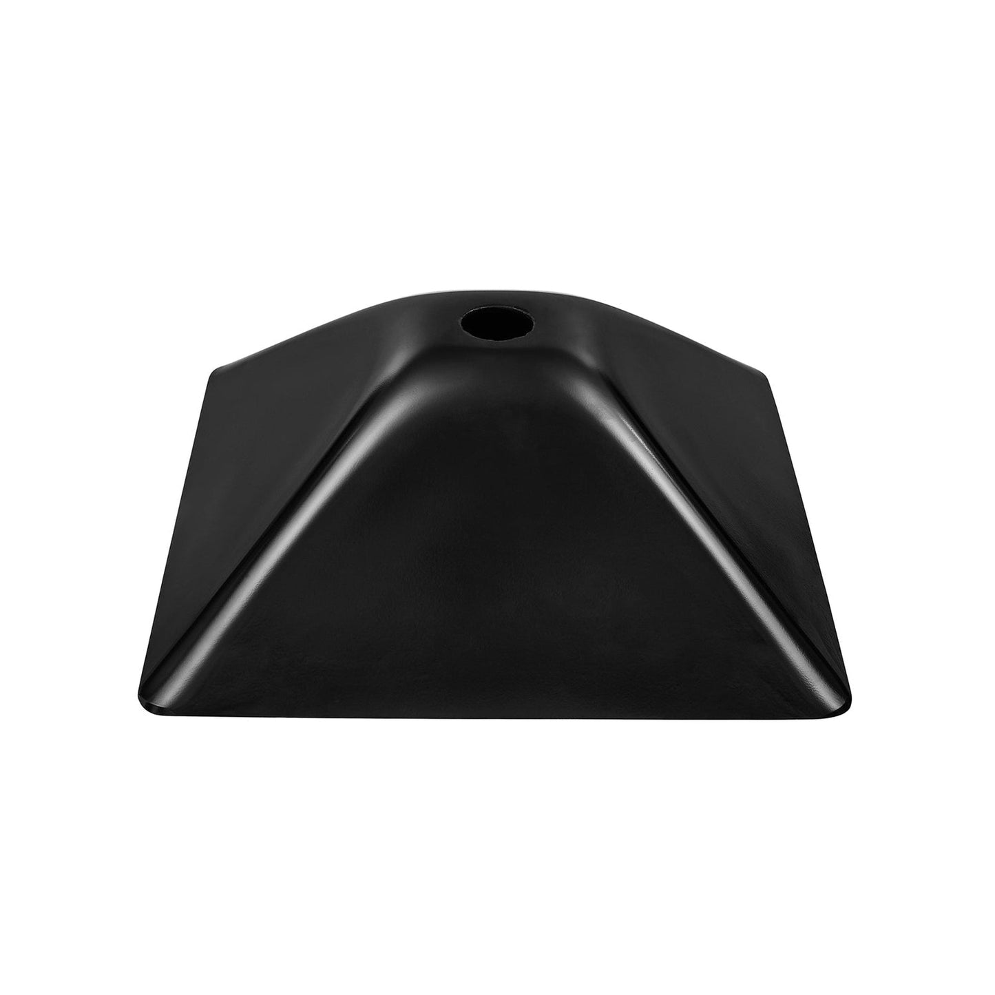 Swiss Madison Claire 16" x 16" Black Squared Tempered Glass Vessel Bathroom Sink