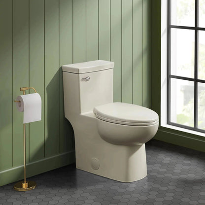 Swiss Madison Classé 15" x 30" One-Piece Bisque Floor-Mounted Toilet With 1.28 GPF