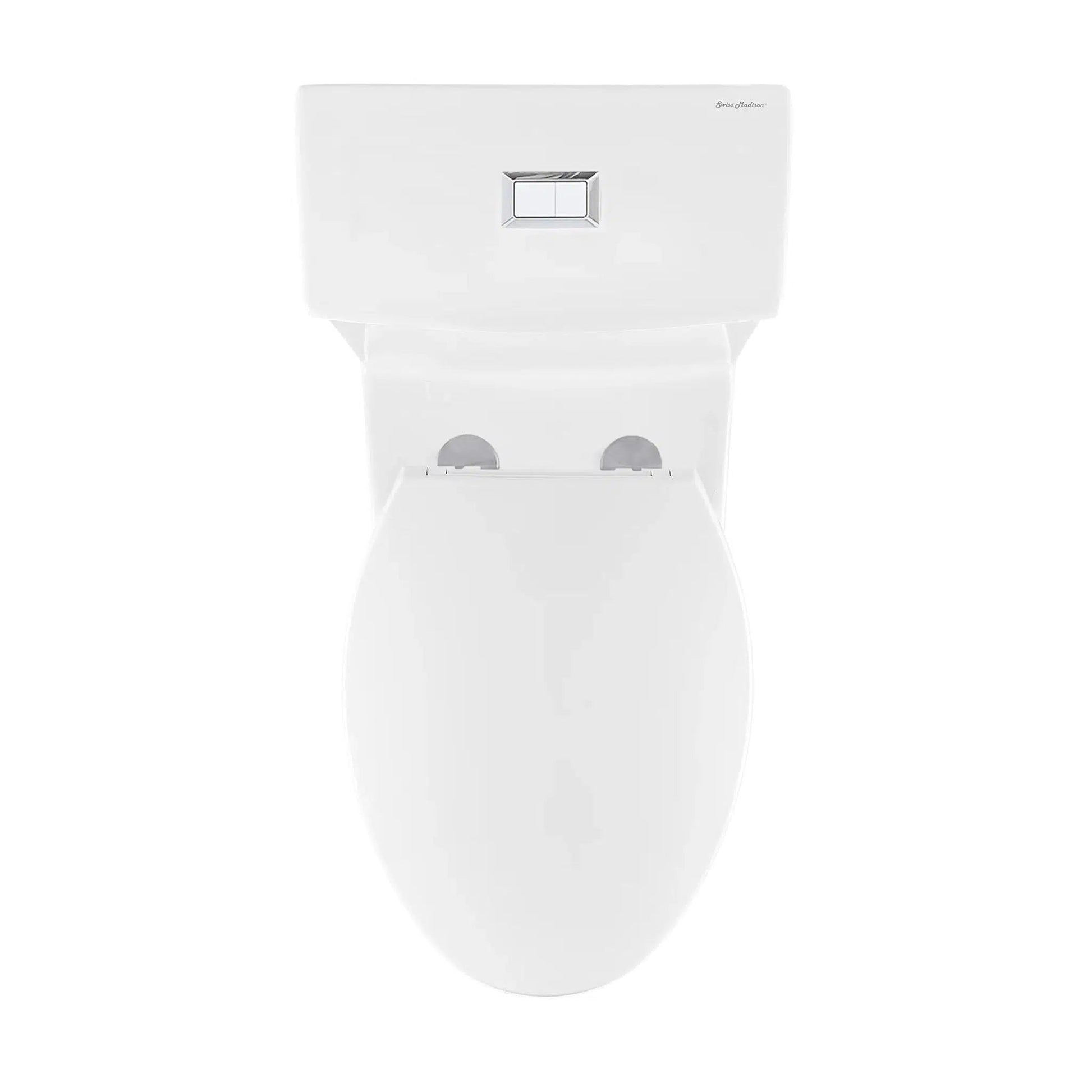 Swiss Madison Classé 15" x 30" One-Piece Glossy White Elongated Floor-Mounted Toilet With 1.1/1.6 GPF