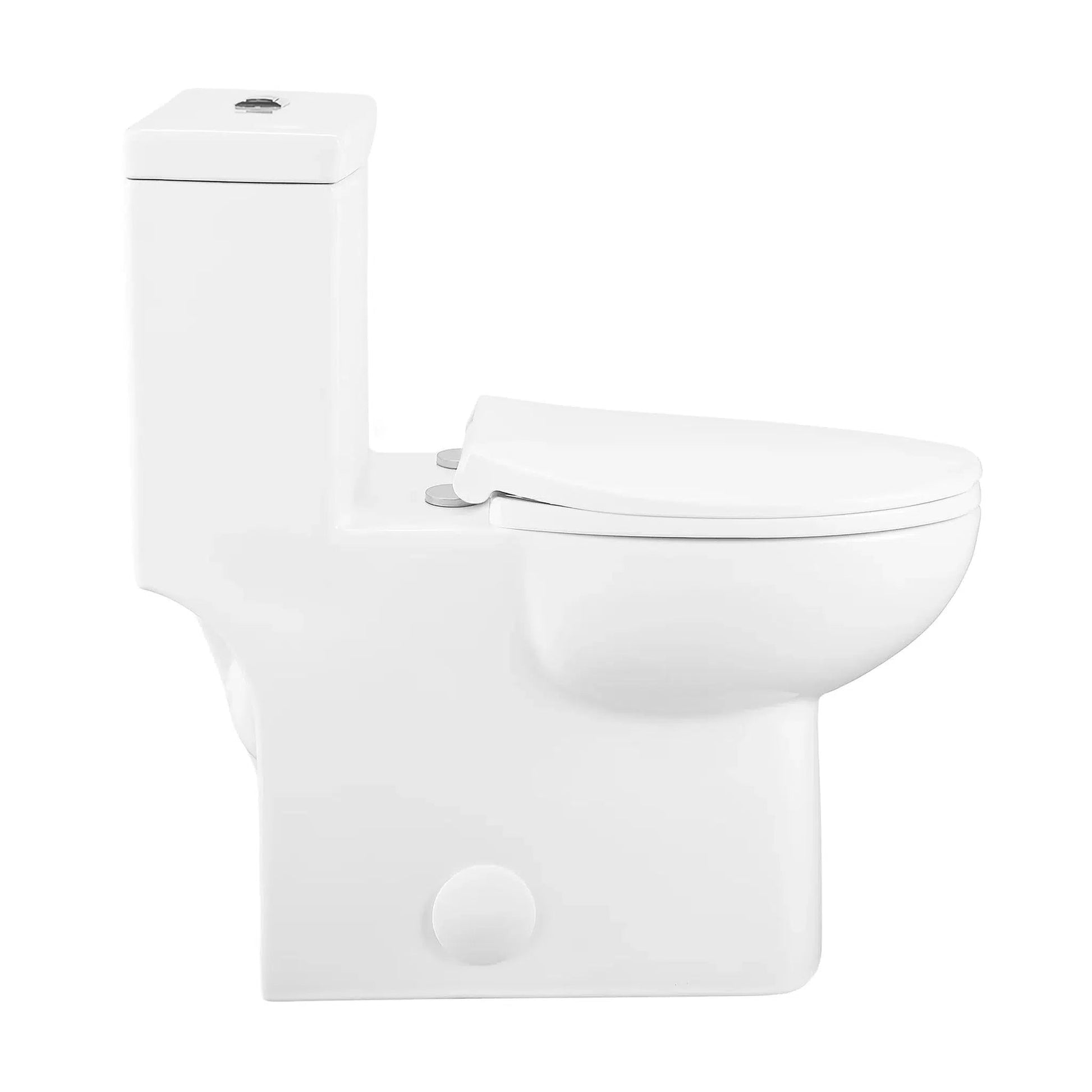 Swiss Madison Classé 15" x 30" One-Piece Glossy White Elongated Floor-Mounted Toilet With 1.1/1.6 GPF