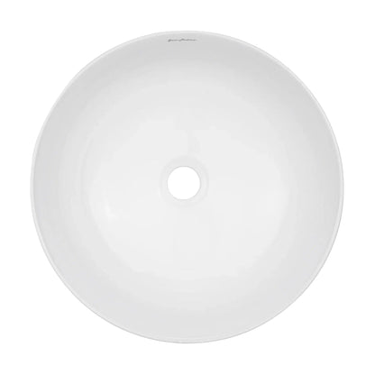 Swiss Madison Classé 16" x 16" White Round Ceramic Bathroom Vessel Sink