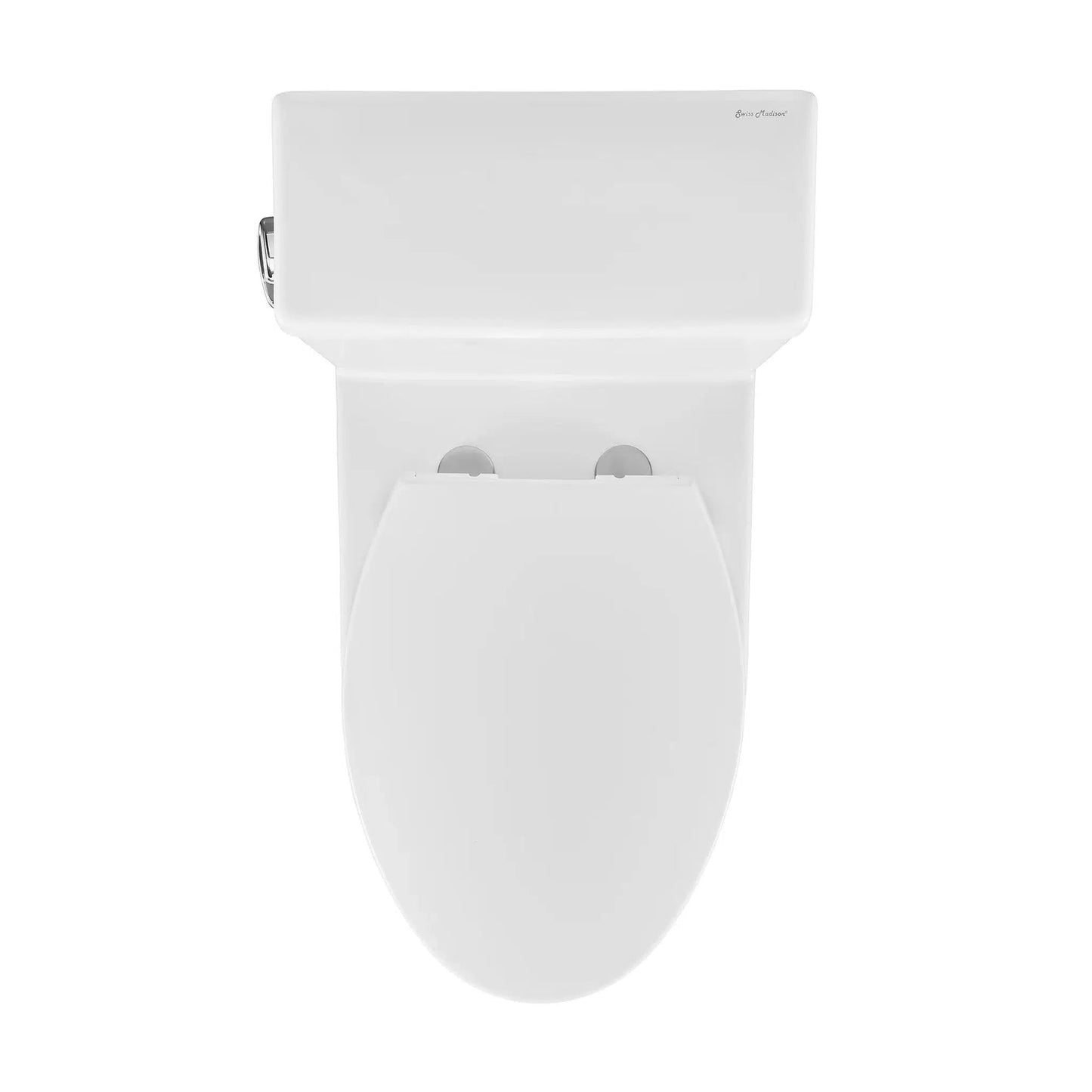 Swiss Madison Classé 16" x 32" Two-Piece White Elongated Floor-Mounted Toilet With 1.28 GPF