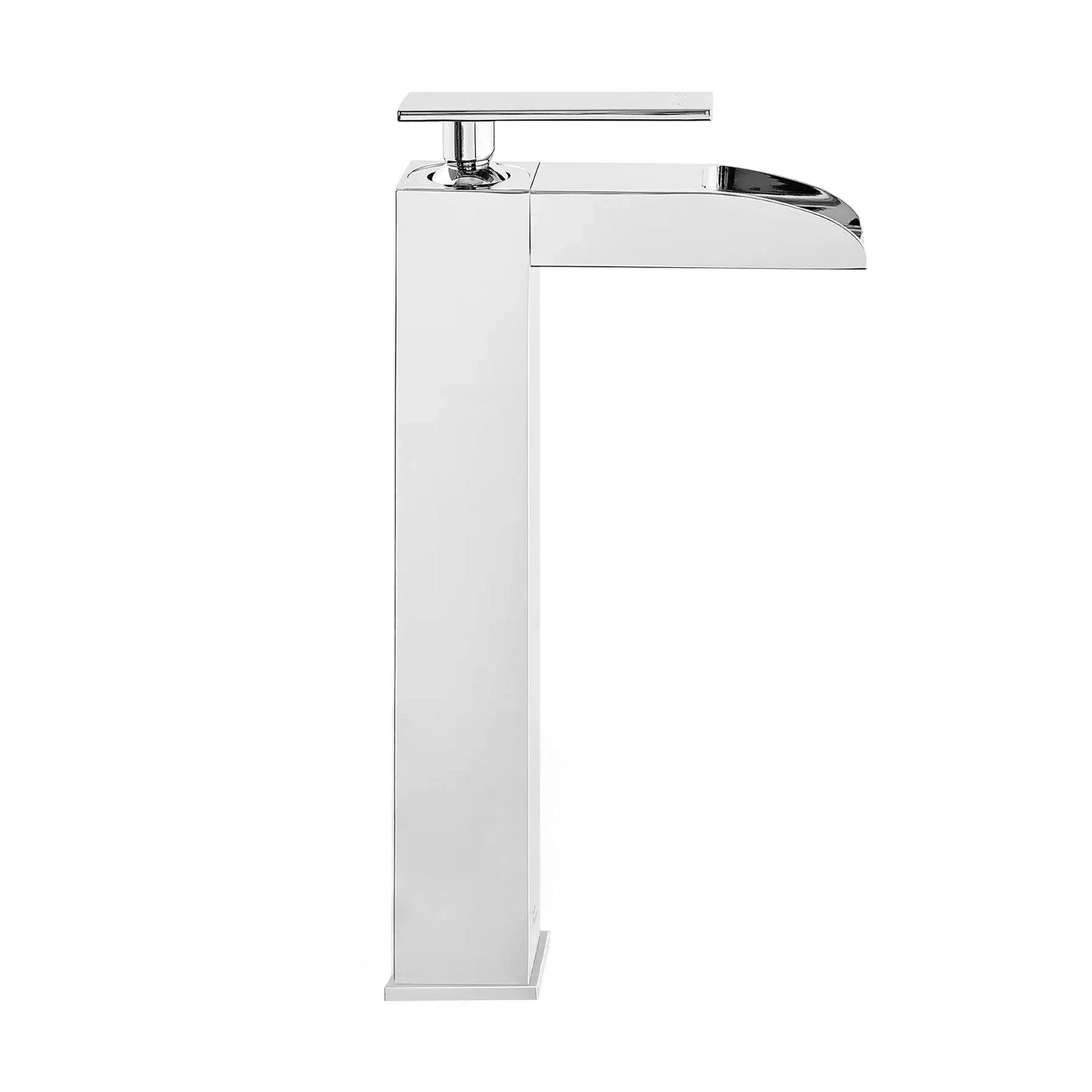 Swiss Madison Concorde 13" Single-Handle Chrome Waterfall Bathroom Faucet With 1.2 GPM Flow Rate