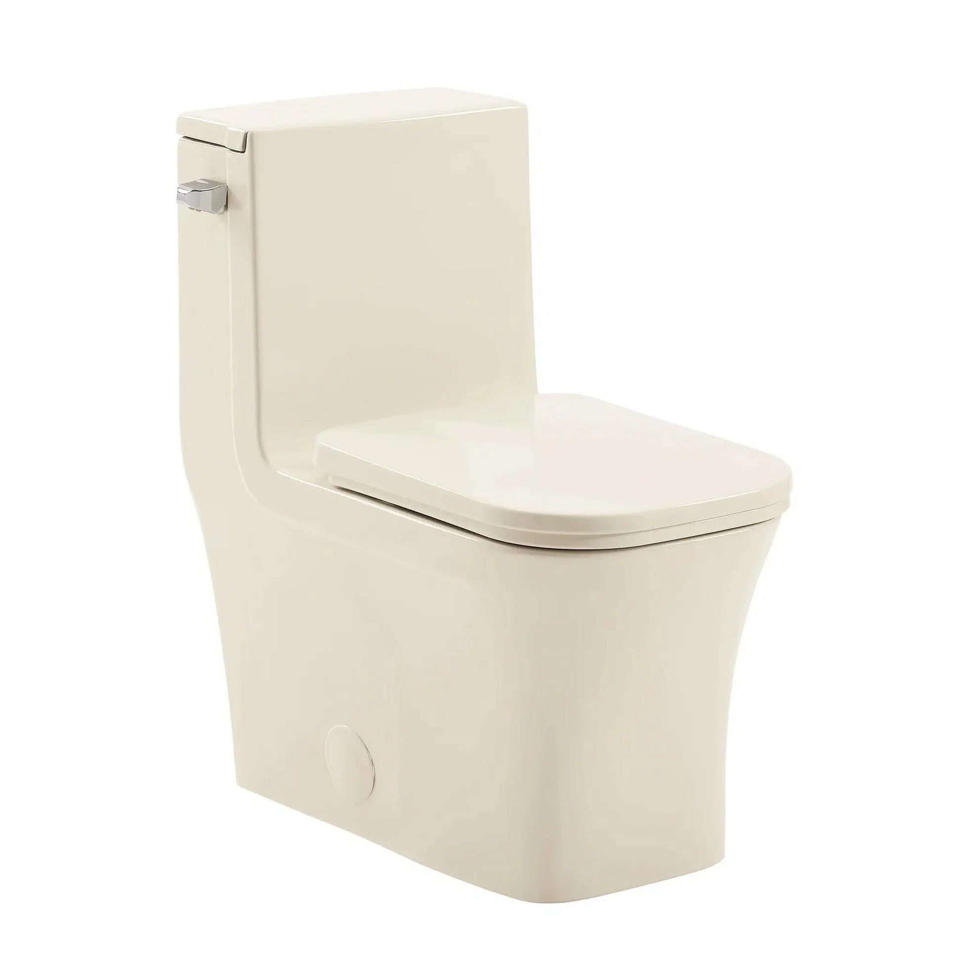 Swiss Madison Concorde 14" x 29" Bisque One-Piece Elongated Square Floor Mounted Toilet With 1.28 GPF Side Flush Function