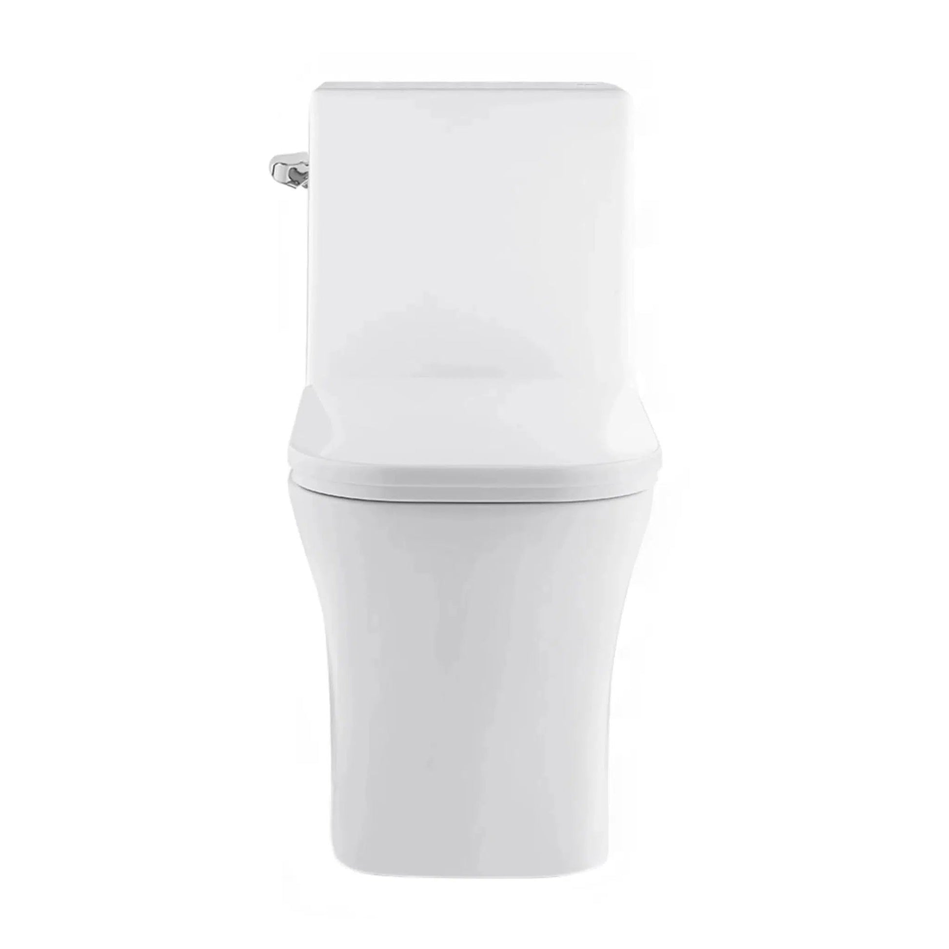 Swiss Madison Concorde 14" x 29" Glossy White One-Piece Elongated Square Floor Mounted Toilet With 1.28 GPF Side Flush Function