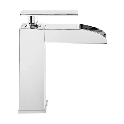 Swiss Madison Concorde 7" Single-Handle Chrome Waterfall Bathroom Faucet With 1.2 GPM Flow Rate