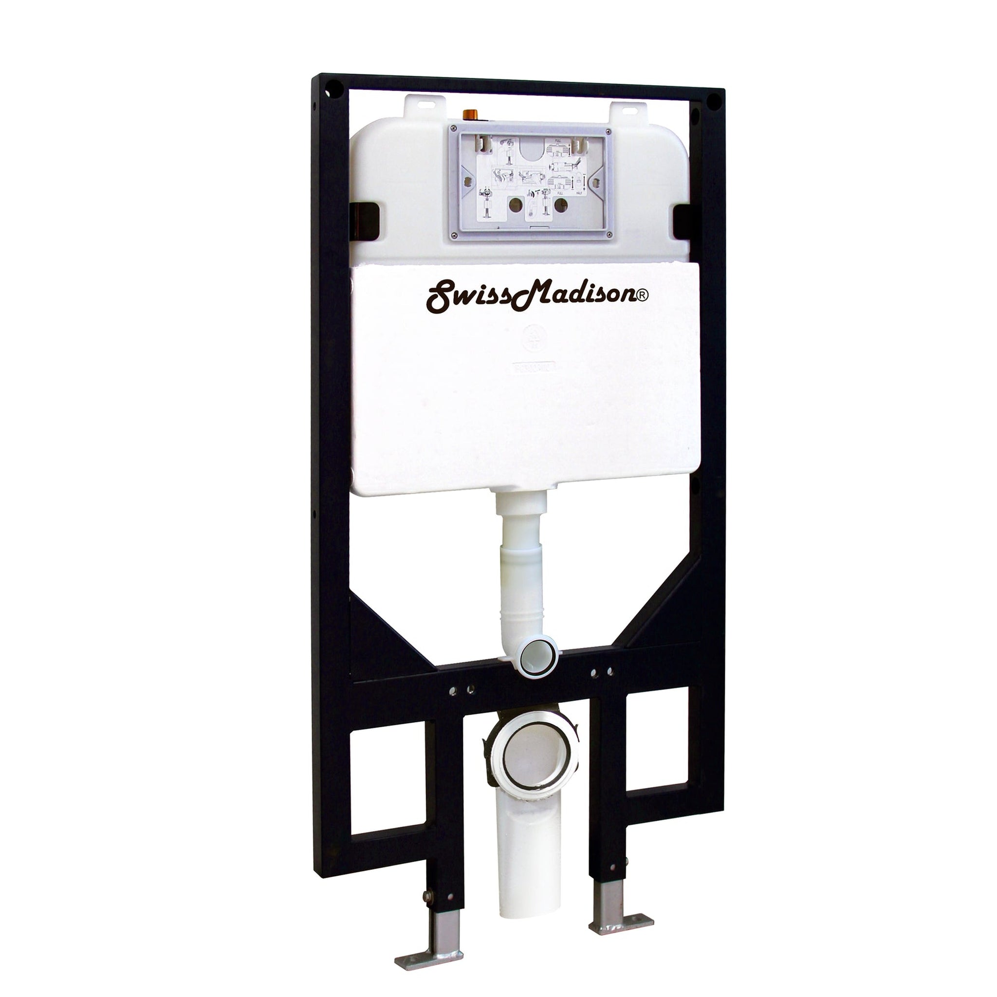 Swiss Madison Fantôme M 2x4 Steel Frame Insulated In-Wall Toilet