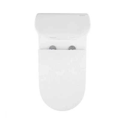Swiss Madison Monaco 15" x 30" White One-Piece Elongated Floor Mounted Toilet With 1.1/1.6 GPF Touchless Dual-Flush Function