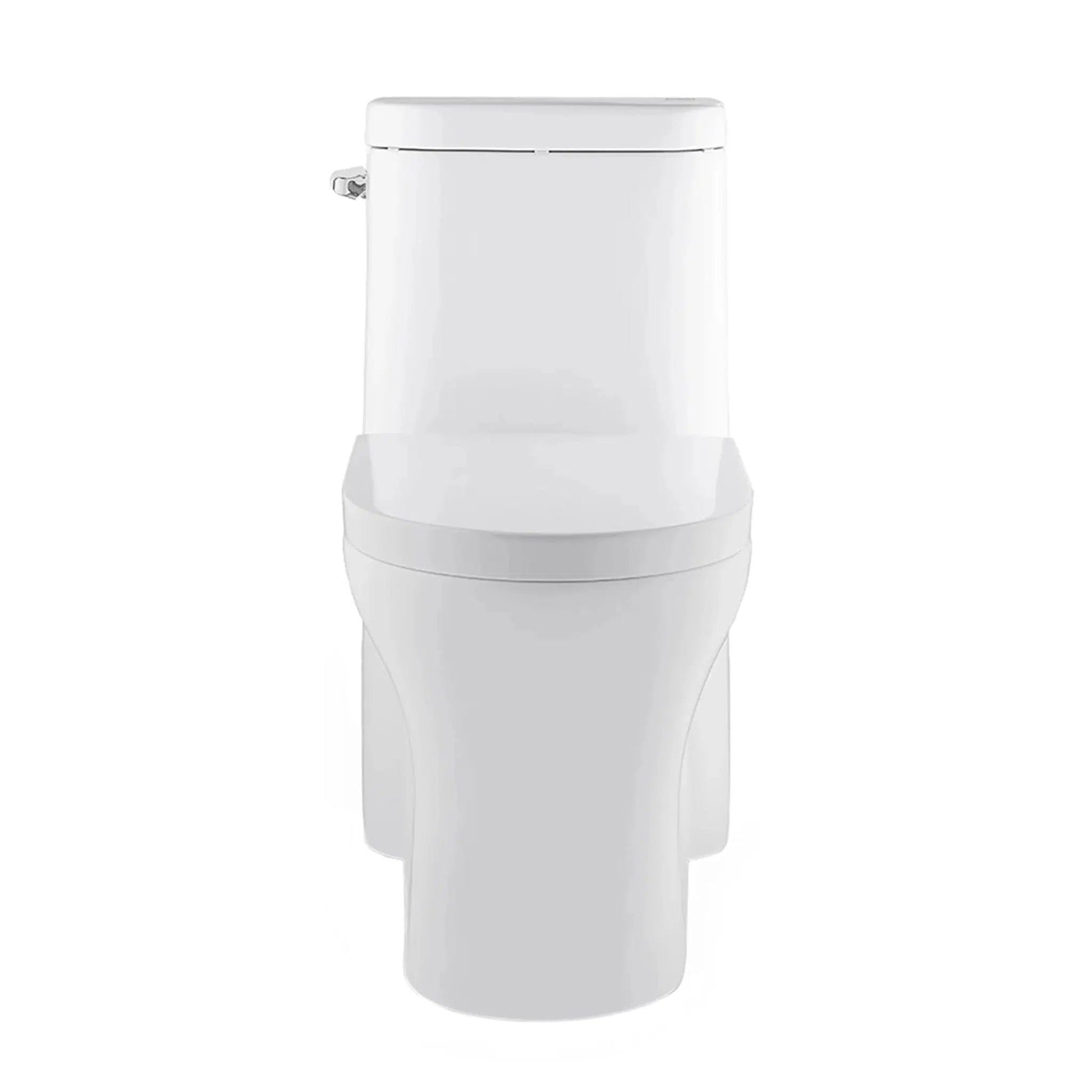 Swiss Madison Monaco 15" x 30" White One-Piece Elongated Floor Mounted Toilet With 1.28 GPF Side Flush Function