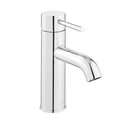Swiss Madison Monaco 16" x 33" White Ceramic Circular Basin Pedestal Sink With Bathroom Faucet