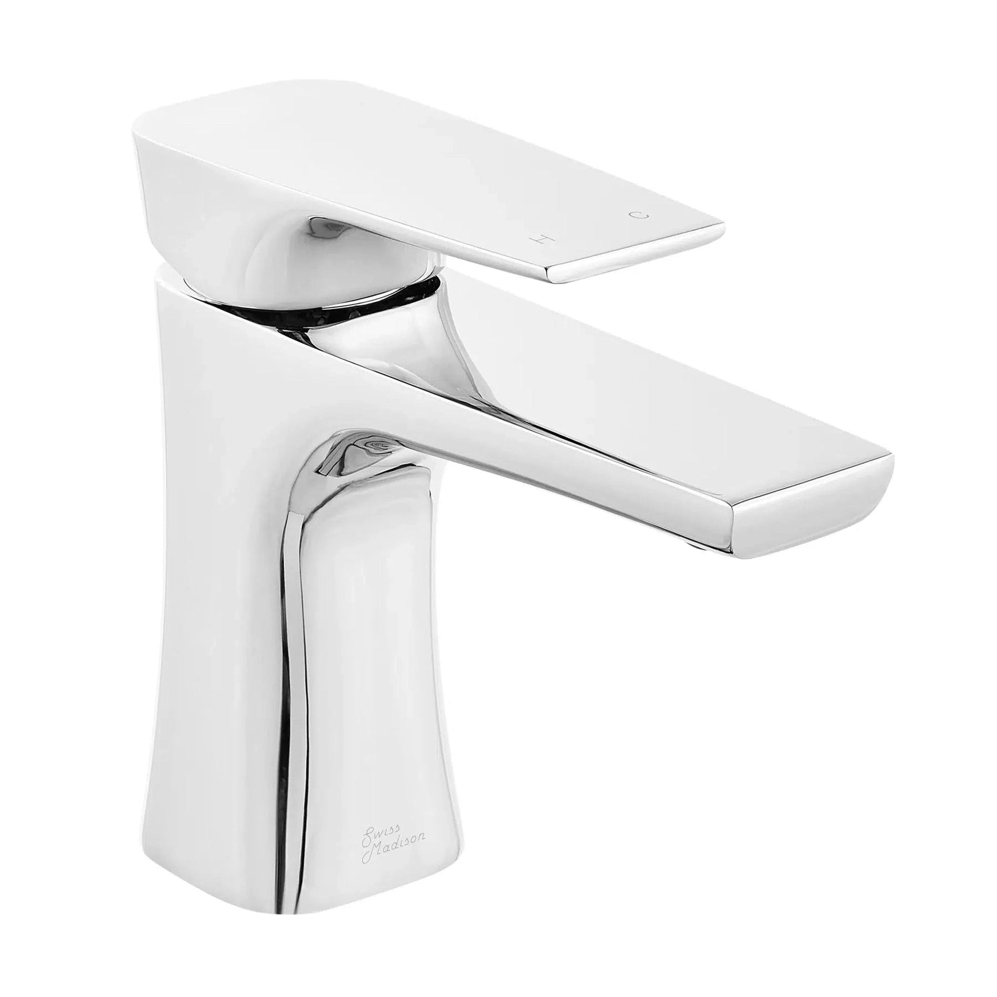 Swiss Madison Monaco 6" Chrome Single Hole Bathroom Faucet With Flow Rate of 1.2 GPM