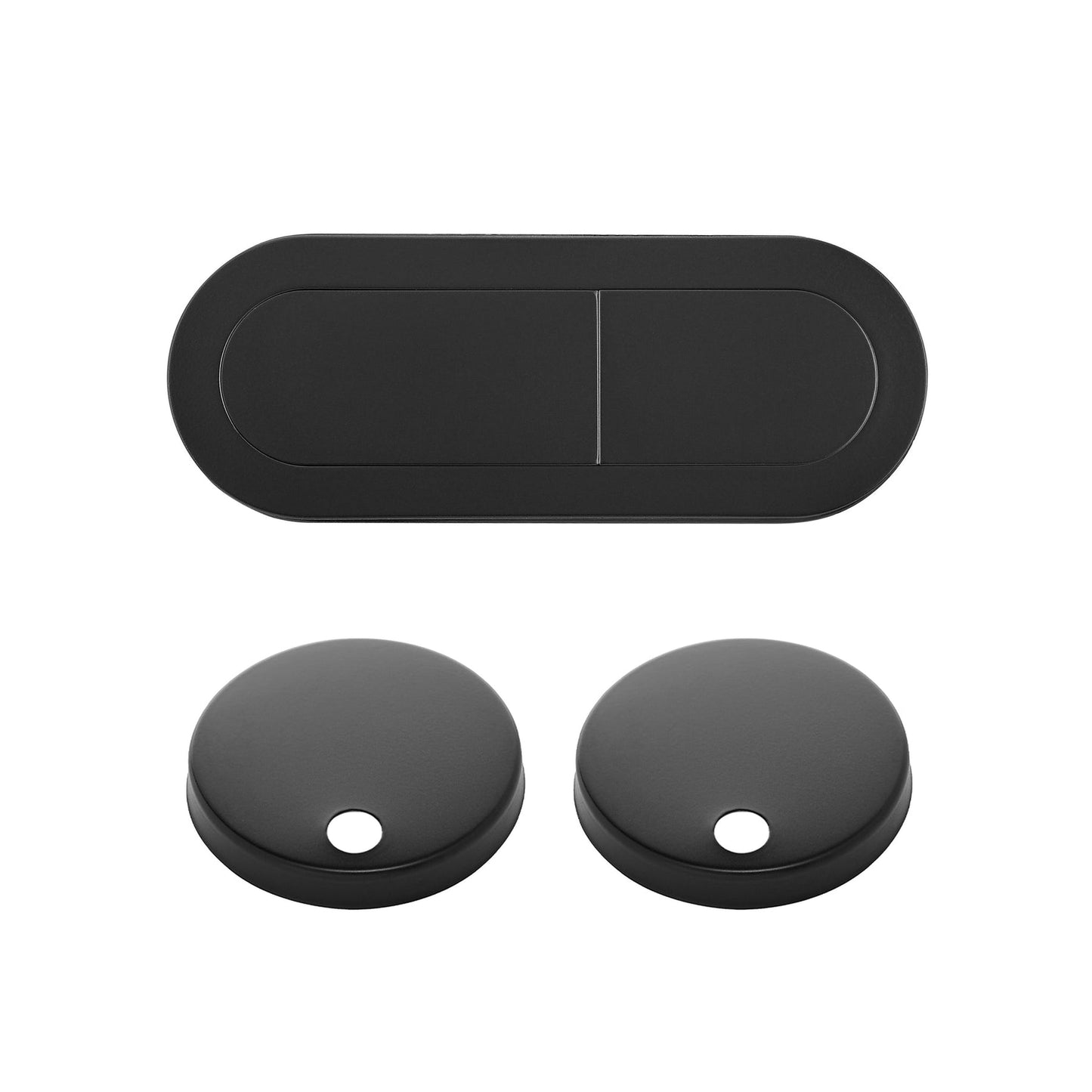 Swiss Madison Oval Black Toilet Push Buttons With QQ Feet For SM-1T254