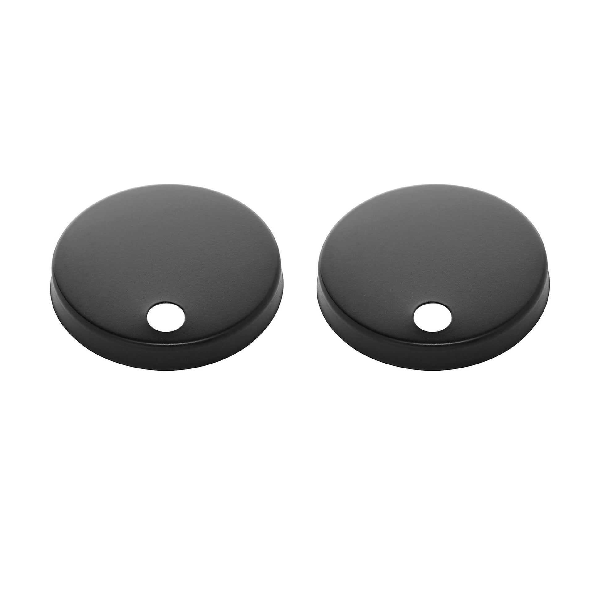 Swiss Madison Rectangular Black Toilet Push Buttons With QQ Feet