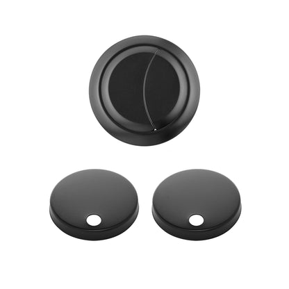 Swiss Madison Round Black Toilet Push Buttons With QQ Feet For SM-1T803